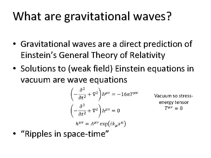 Gravitational Wave Searches An Overview Matthew Pitkin For