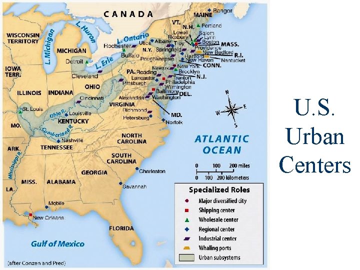 U. S. Urban Centers 