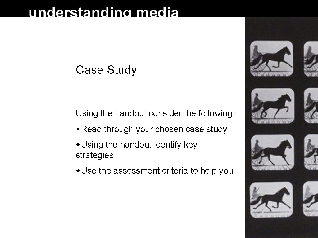 Case Study Using the handout consider the following: Read through your chosen case study