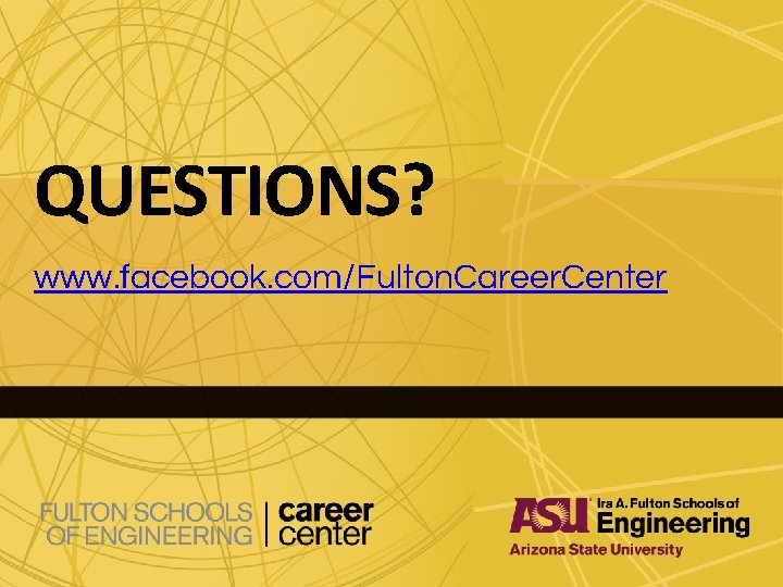 QUESTIONS? www. facebook. com/Fulton. Career. Center 