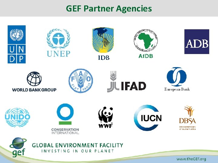 GEF Partner Agencies 