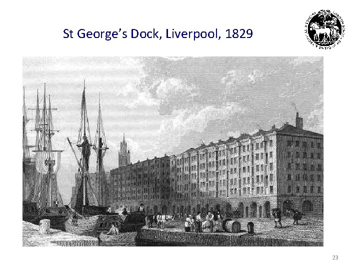 St George’s Dock, Liverpool, 1829 23 