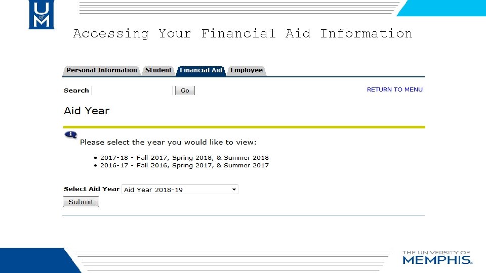 Accessing Your Financial Aid Information 