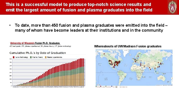 This is a successful model to produce top-notch science results and emit the largest