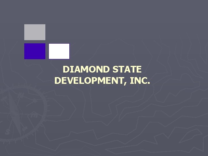 DIAMOND STATE DEVELOPMENT, INC. 