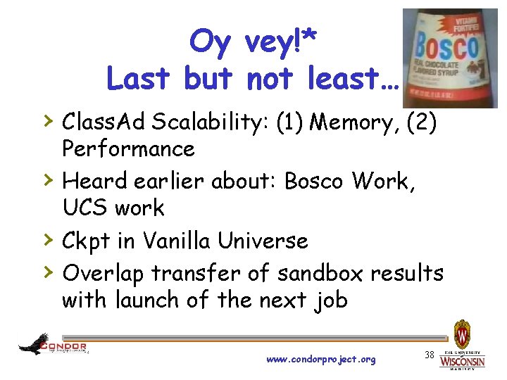 Oy vey!* Last but not least… › Class. Ad Scalability: (1) Memory, (2) ›