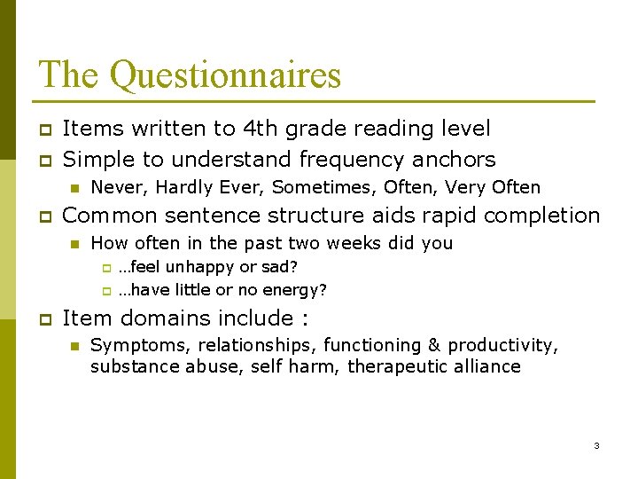 A Collaborative Outcomes Resource Network ACORN What it