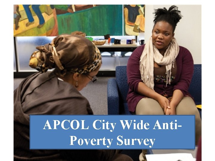 APCOL City Wide Anti. Poverty Survey 