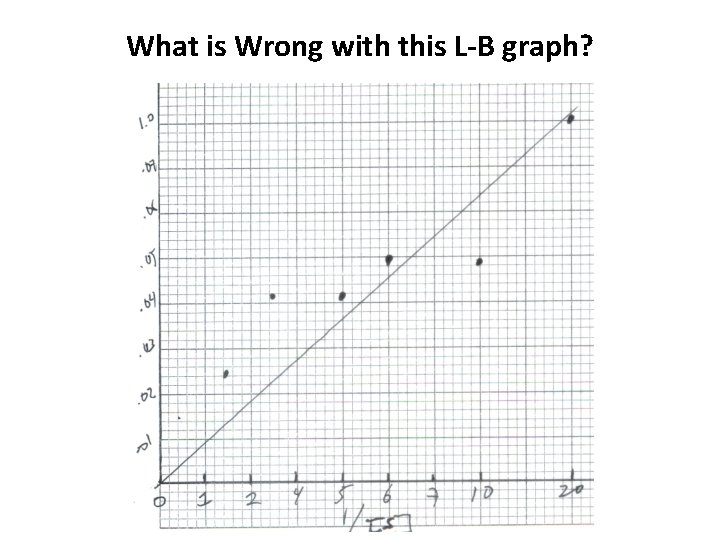 What is Wrong with this L-B graph? 