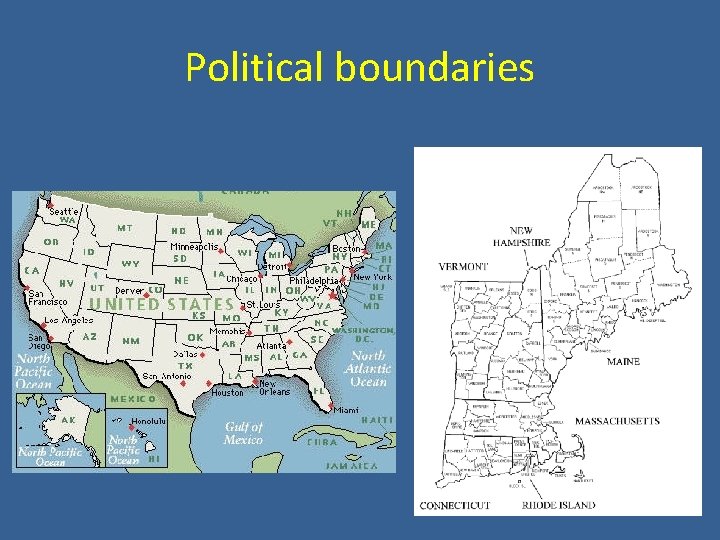 Political boundaries 