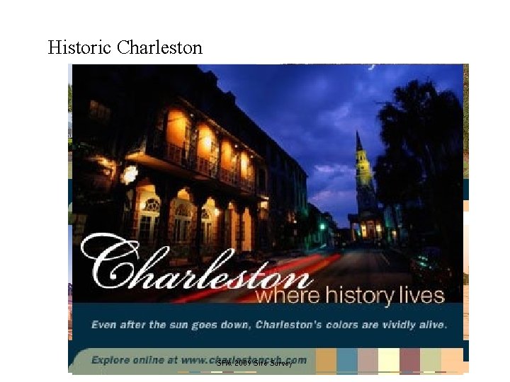 Historic Charleston SFM 2009 Site Survey 