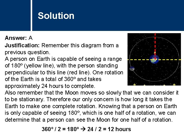 Solution Title Question Answer: A Justification: Remember this diagram from a previous question. A