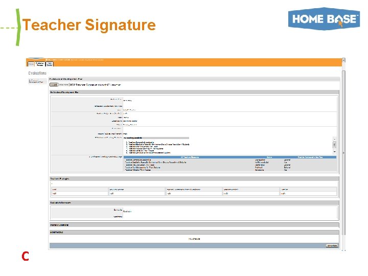 Teacher Signature C 