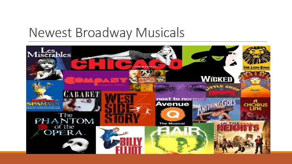 Newest Broadway Musicals 