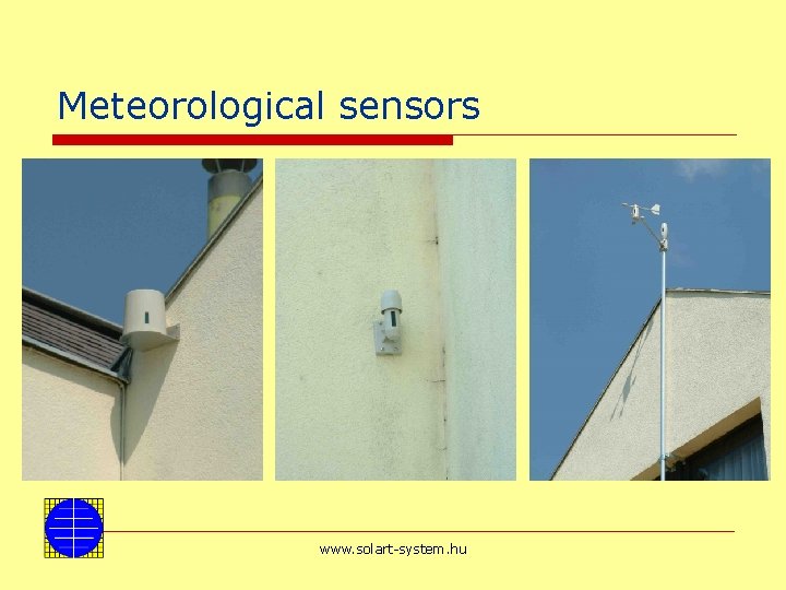 Meteorological sensors www. solart-system. hu 