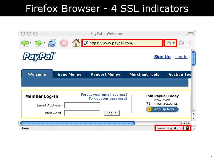 Firefox Browser - 4 SSL indicators 7 