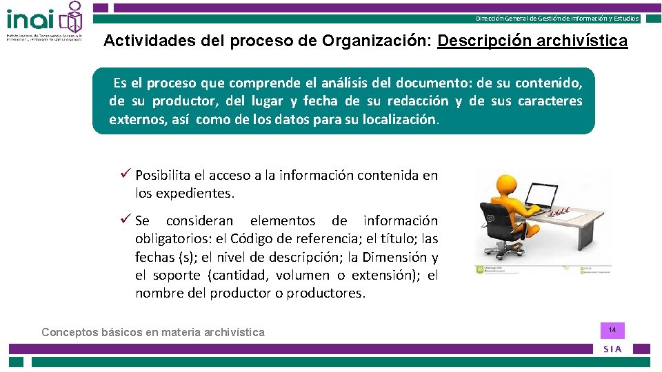 Instituto Nacional de Transparencia, Acceso a la Información Dirección General de Gestión de Información