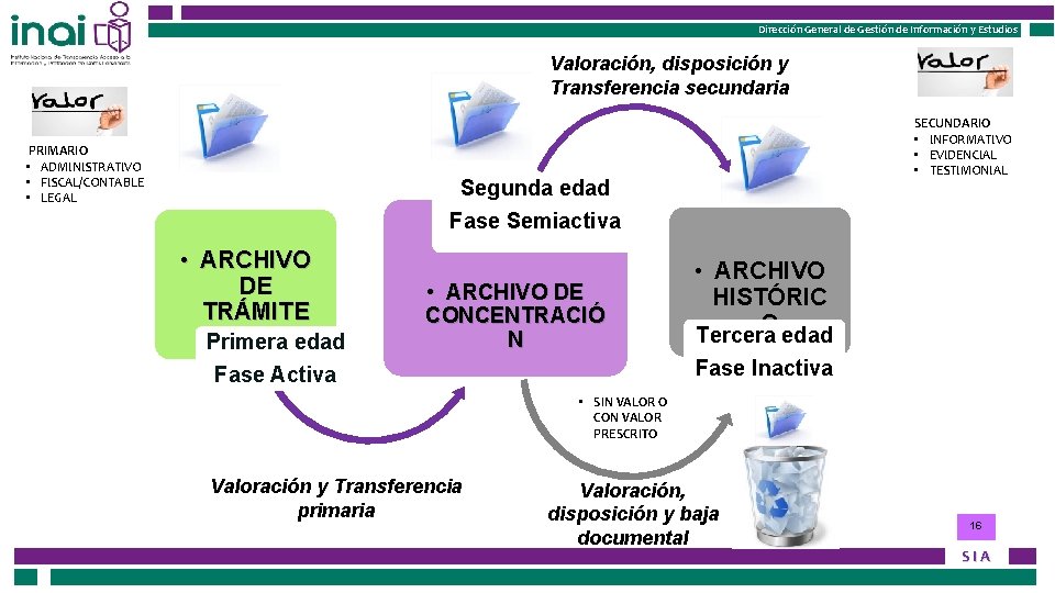 Instituto Nacional de Transparencia, Acceso a la Información Dirección General de Gestión de Información