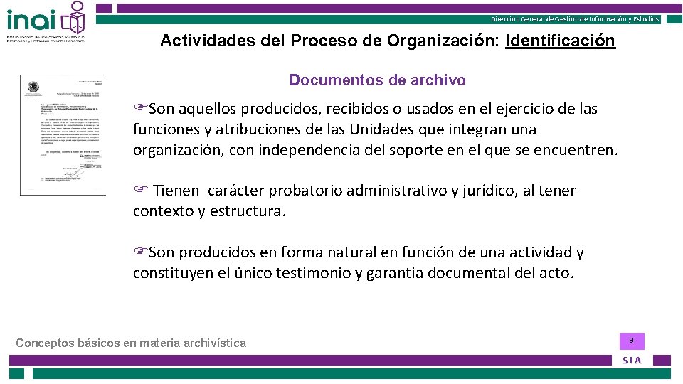 Instituto Nacional de Transparencia, Acceso a la Información Dirección General de Gestión de Información