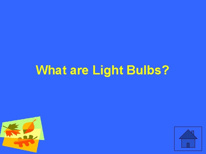 What are Light Bulbs? 