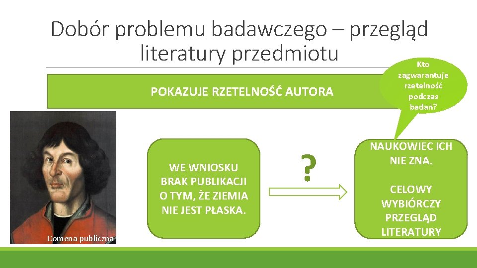 Dobór problemu badawczego – przegląd literatury przedmiotu POKAZUJE RZETELNOŚĆ AUTORA WE WNIOSKU BRAK PUBLIKACJI