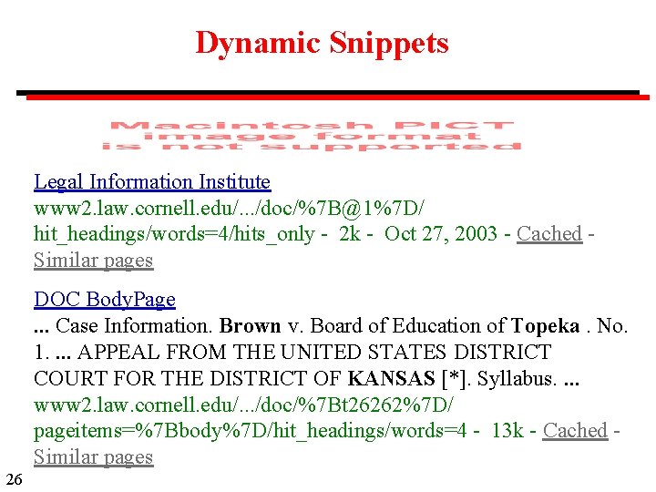 Dynamic Snippets Legal Information Institute www 2. law. cornell. edu/. . . /doc/%7 B@1%7