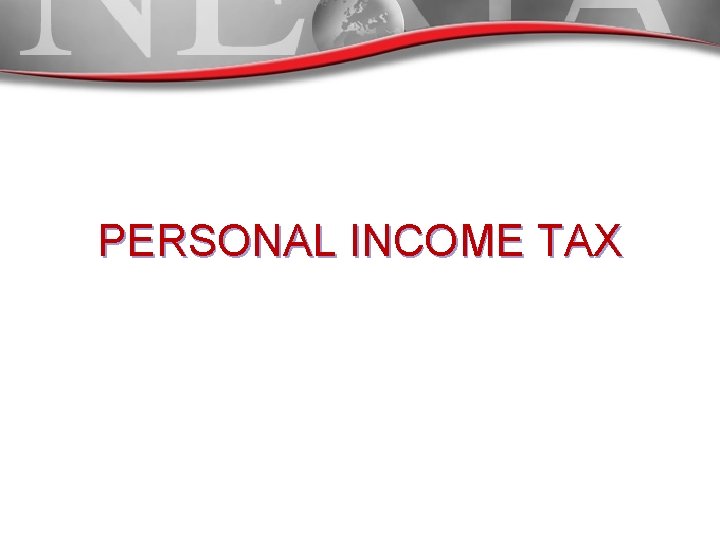 PERSONAL INCOME TAX 