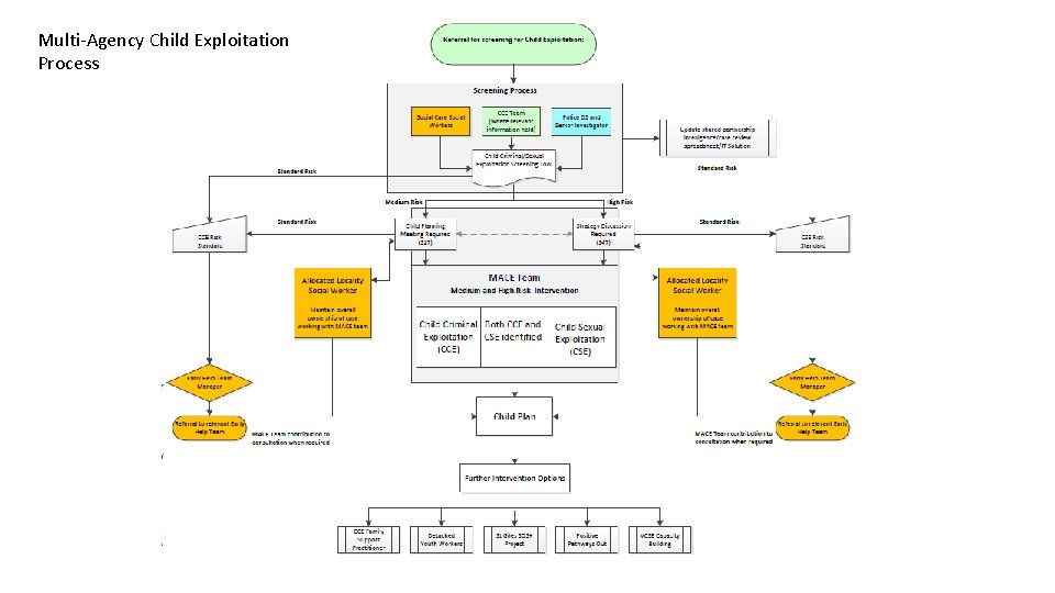 Multi-Agency Child Exploitation Process Multi-Agency Child Exploitation Process