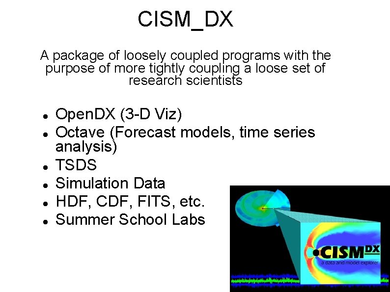 Bob Weigel George Mason University Software Eric Kihn