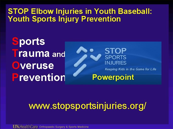 STOP Elbow Injuries in Youth Baseball: Youth Sports Injury Prevention Sports Trauma and Overuse