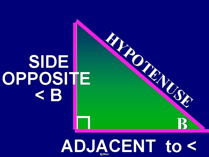 HY PO SIDE TE NU OPPOSITE S <B E B ADJACENT to < fguilbert