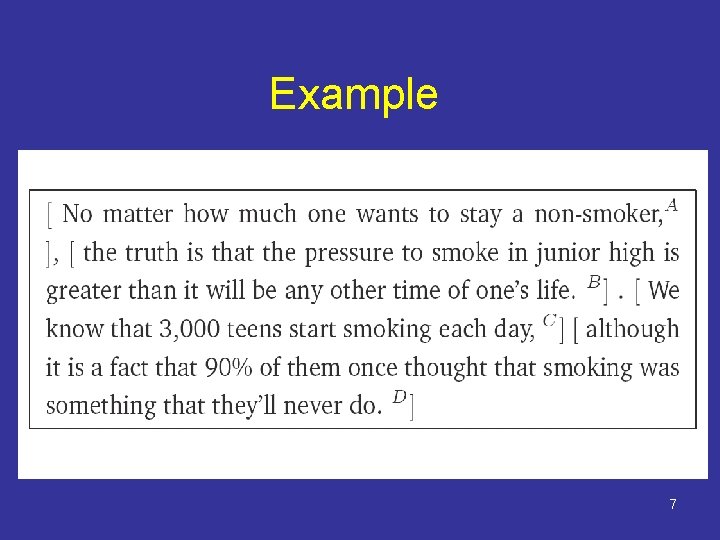 Example 7 