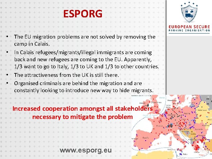ESPORG • The EU migration problems are not solved by removing the camp in