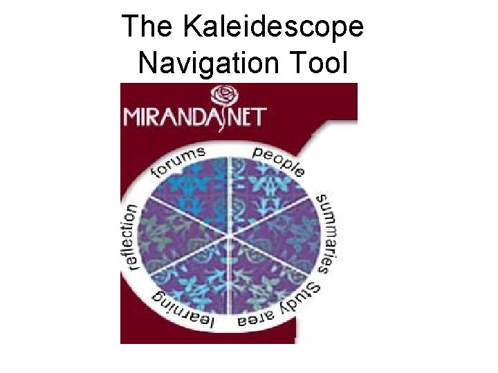 The Kaleidescope Navigation Tool 