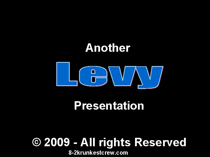 © Mark E. Damon - All Rights Reserved Another Presentation © 2009 - All