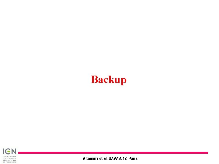 Backup Altamimi et al. UAW 2017, Paris Backup Altamimi et al. UAW 2017, Paris