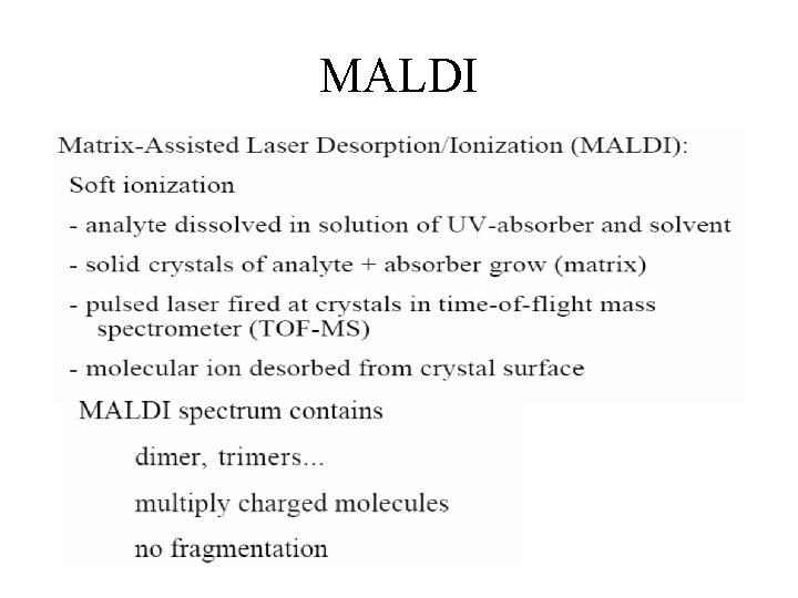 MALDI 