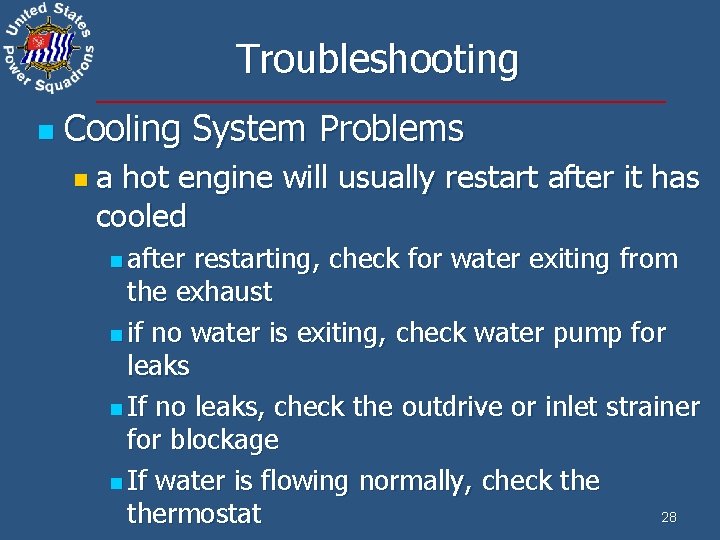 Engine Maintenance Chapter 3 Inboard Spark Ignition Engines