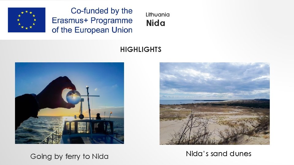 Lithuania Nida HIGHLIGHTS Going by ferry to Nida’s sand dunes 
