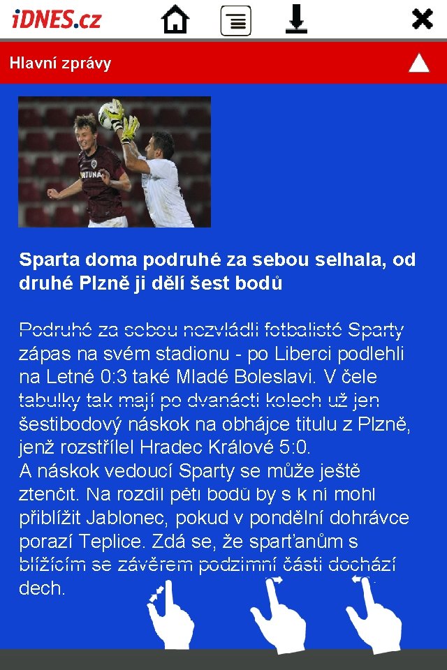  Hlavní zprávy Sparta doma podruhé za sebou selhala, od druhé Plzně ji dělí