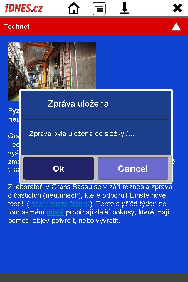  Technet Zpráva uložena Fyzici přeměřují záhadu roku. "Nadsvětelná" neutrina znovu létají Zpráva byla