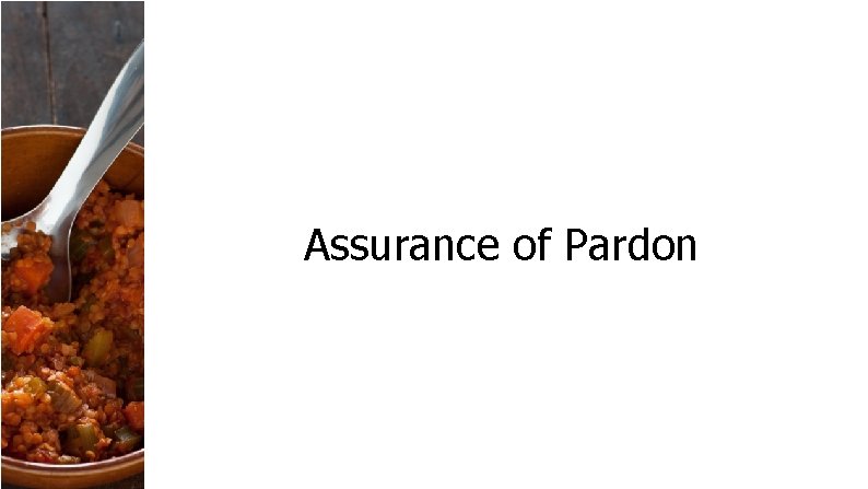 Assurance of Pardon 
