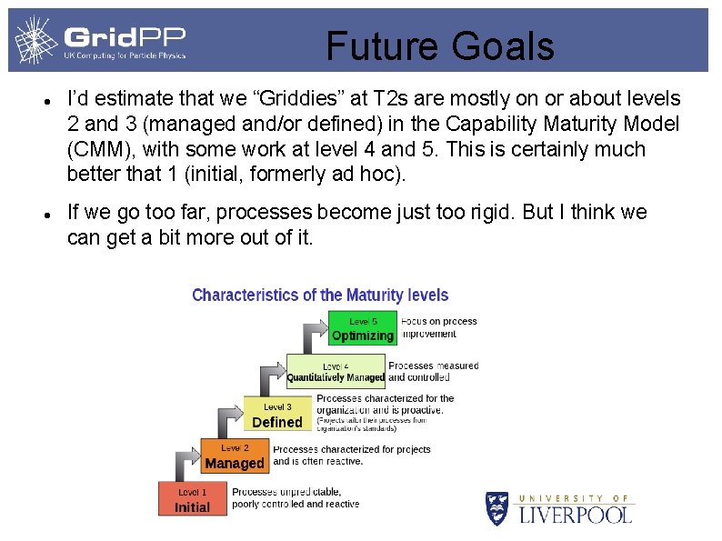 Future Goals I’d estimate that we “Griddies” at T 2 s are mostly on