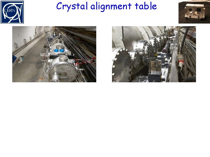 Crystal alignment table 