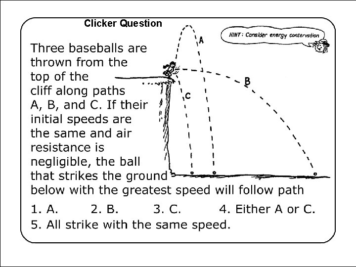 Clicker Question 