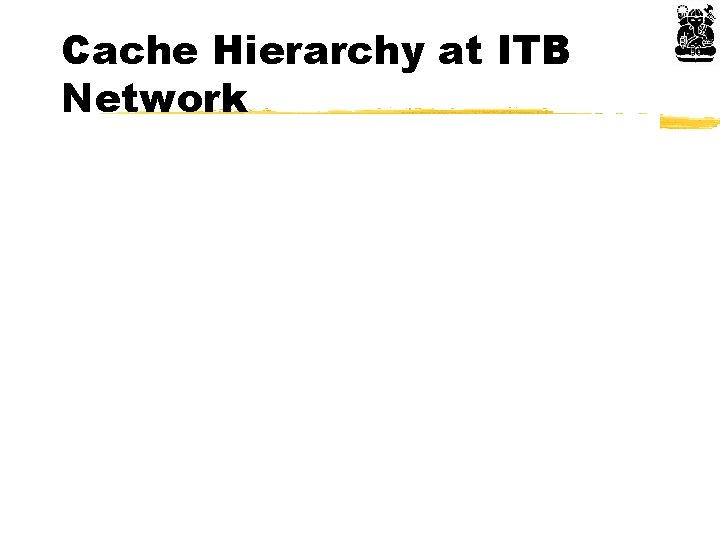 Cache Hierarchy at ITB Network 