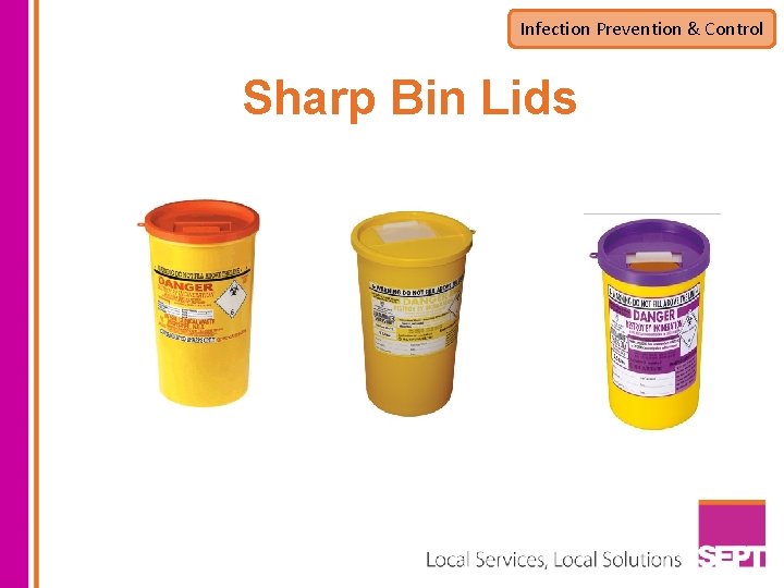 Infection Prevention & Control Sharp Bin Lids 