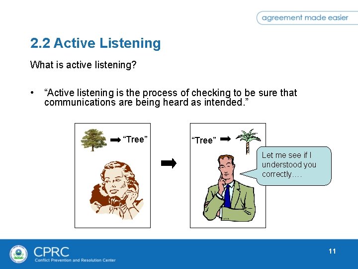 2. 2 Active Listening What is active listening? • “Active listening is the process