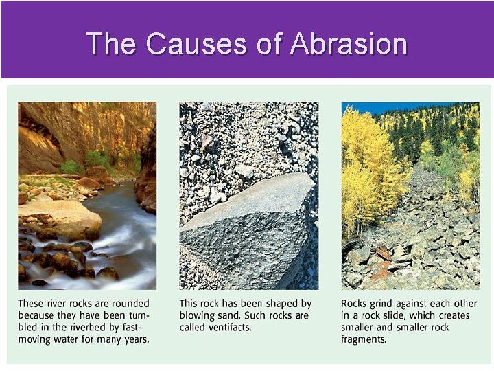 The Causes of Abrasion 