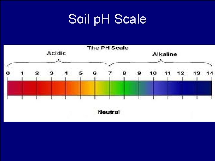 Soil p. H Scale 